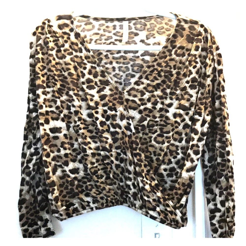 Animal print top